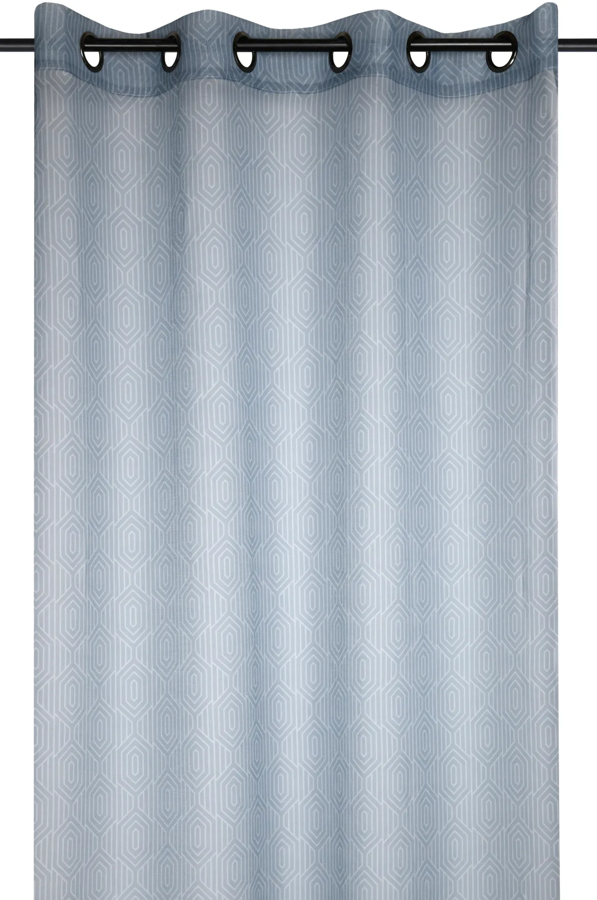 HOUSTON VOILE 140X260CM ACIER