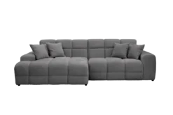 JACOB CANAPE ANGLE GAUCHE ARGENT PERFECT HARMONY 85