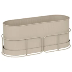 JARDINIERE METAL LIN AZE L.47CM