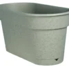 JARDINIERE TEREA 40 ET PLATEAU CLIPS VERT ARGILE 7.5 L
