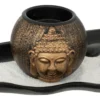 JARDIN ZEN BOIS RESINE SHAMY L.36CM