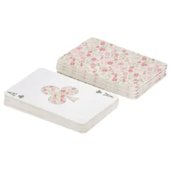 JEU CARTES FLEUR DE ROSE D.12.6X9.5CM