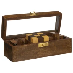 JEU CASSE TETE BOIS D.17.5X6X7CM