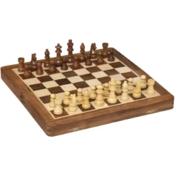 JEU D ECHEC BOIS LANEY 30.5X30.5CM