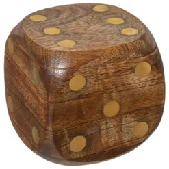 JEU DE DES MANGUIER IRIS H.6.5CM
