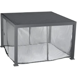 JEU RIDEAU ET RAIL EVORA 3.6X3.6M GRAPHITE