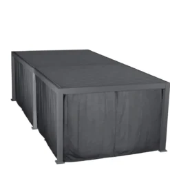 JEU RIDEAU ET RAIL EVORA 3.6X6M GRAPHITE