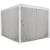JEU RIDEAU ET RAIL EVORA 3.6X3.6M GRIS CLAIR