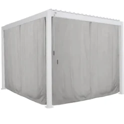 JEU RIDEAU ET RAIL EVORA 3.6X3.6M GRIS CLAIR