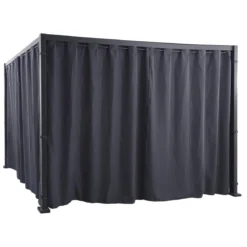 JEU RIDEAU ET RAIL ZALYA GRAPHITE ARDOISE