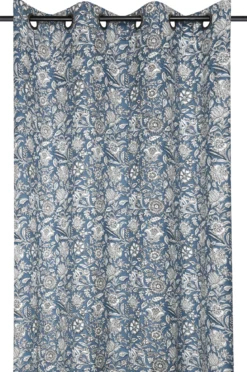 JULIANNE RIDEAU 140X260CM OEILLETS BLEU