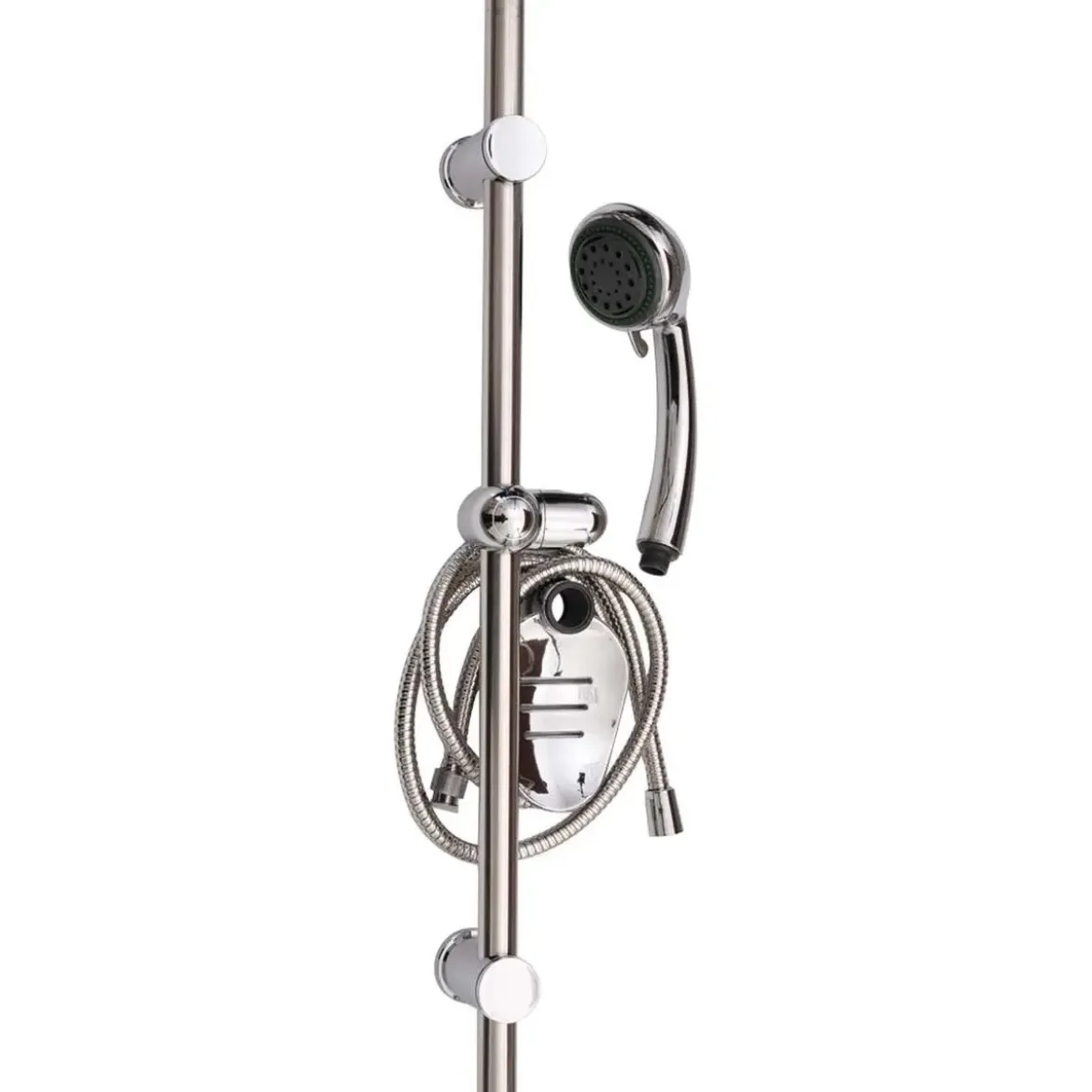 KIT BARRE DOUCHETTE 4 FONCTIONS ET ANTICALCAIRE FLEXIBLE
