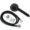 KIT DOUCHETTE 5 FONCTIONS 150CM CHROME NOIR MAT