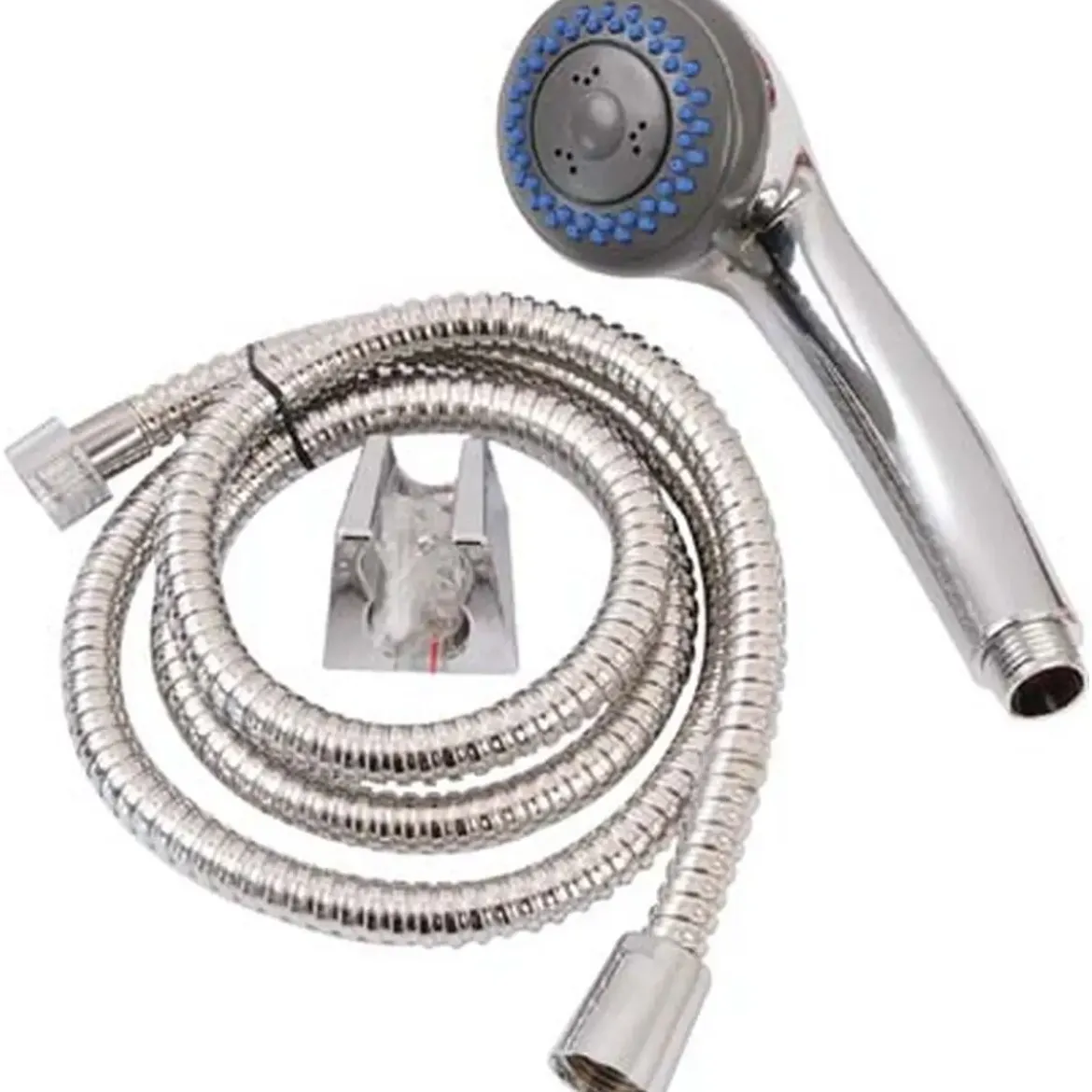 KIT DOUCHETTE 3 FONCTIONS ANTICALCAIRE FLEXIBLE 150 CM C
