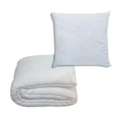 KIT COUETTE 140X200CM 300G ET OREILLER 60X60CM LAVABLE A 95