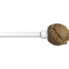 KIT EXT 90 160CM D19 EMBOUT ADA BLANC MAT
