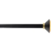 KIT EXT 210 380CM D19 EMBOUT CONI OR NOIR