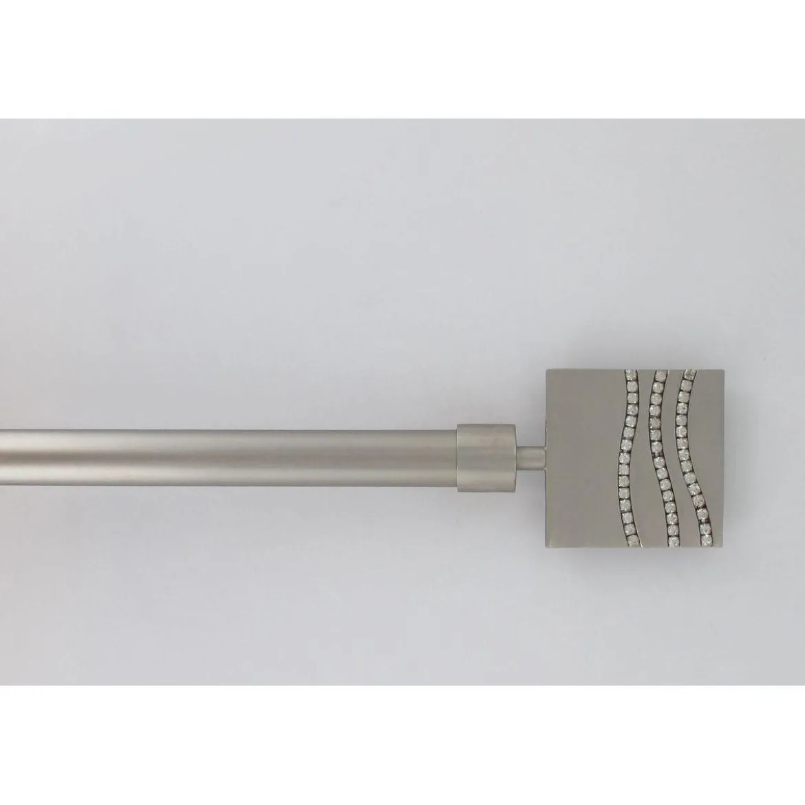 KIT EXT 210 380 CM D19 EMBOUT STRASS ARGENT MAT