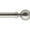 KIT EXT 210 380CM D.28MM EMBOUT BOULE ARGENT MAT