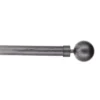KIT EXT 120 210CM D.28MM EMBOUT GAIA GRIS NOIR