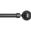KIT EXT D.19CM EMBOUT BASIC GRIS BETON