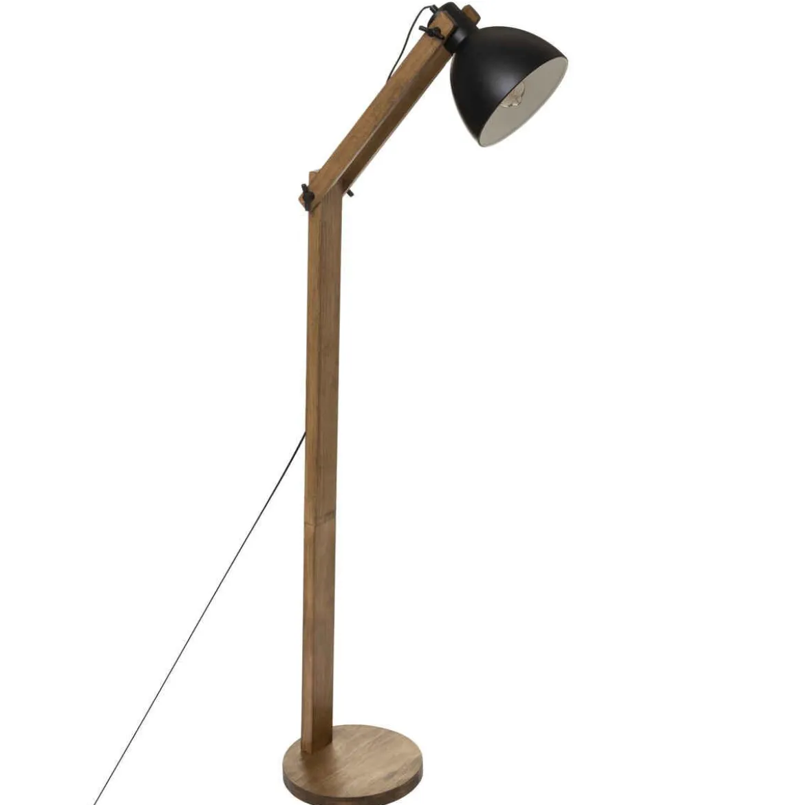 LAMPADAIRE ARC CUBA NOIR H.158CM
