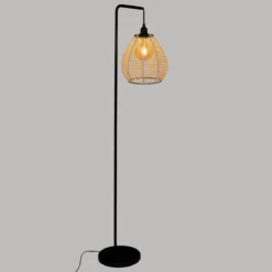 LAMPADAIRE ARC DELIA NATUREL H.149.5CM