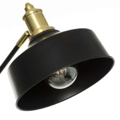 LAMPADAIRE ARC FLOWER NOIR H.155CM