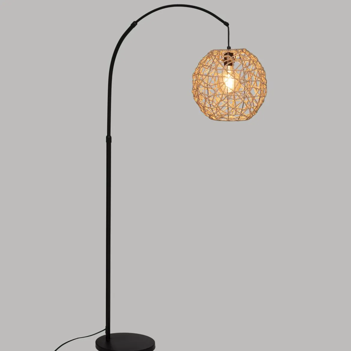LAMPADAIRE ARC RAAHE NATUREL H.180CM