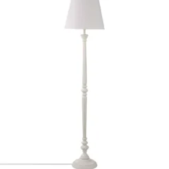 LAMPADAIRE BOIS BLANC LEO H.153CM X2COLIS