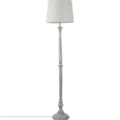 LAMPADAIRE BOIS GRIS LEO H.153CM X2COLIS