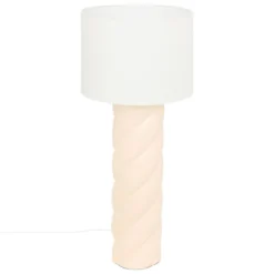 LAMPADAIRE CYLINDRE NOLY BEIGE H.102CM