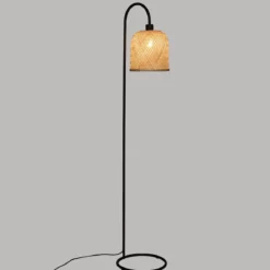 LAMPADAIRE DROIT ALICANTE NOIR H.159CM