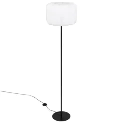 LAMPADAIRE DROIT COTON TOBIE BLANC H.150CM