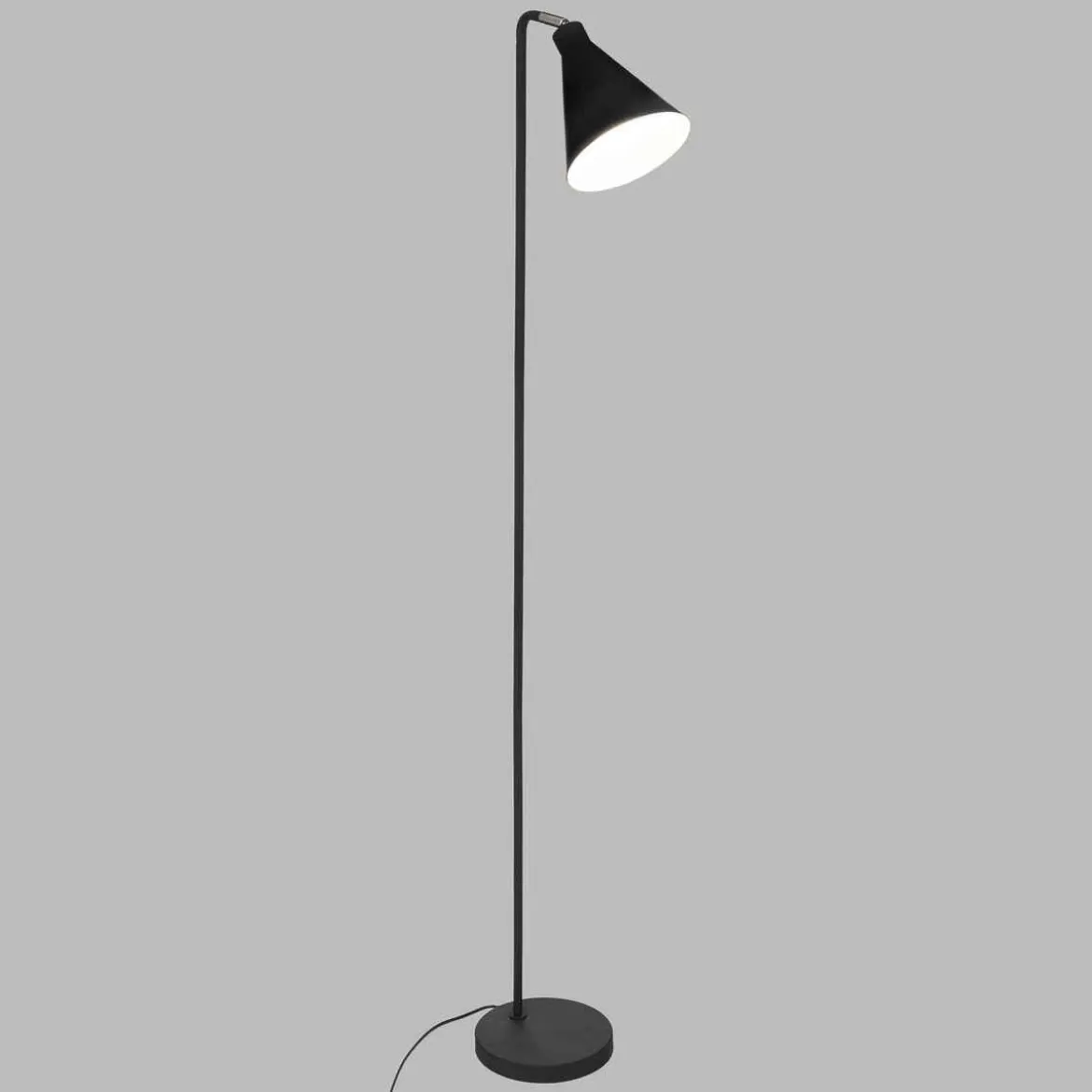 LAMPADAIRE DROIT LINN NOIR H.150CM