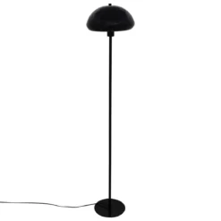 LAMPADAIRE DROIT SAVIO NOIR H.140 CM