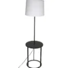 LAMPADAIRE SUR PIED GIL NOIR H.149CM