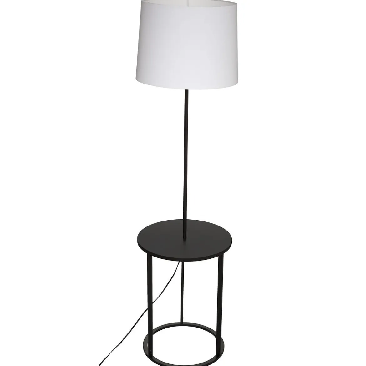 LAMPADAIRE SUR PIED GIL NOIR H.149CM