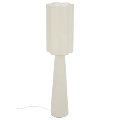 LAMPADAIRE TISSU BLANCA BGE H.124CM
