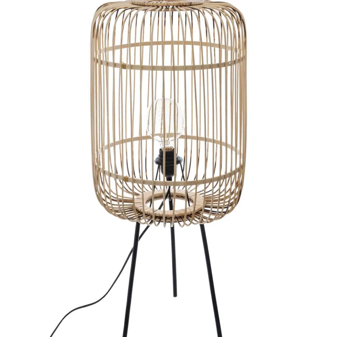LAMPADAIRE TREPIED BAMBOU EADS