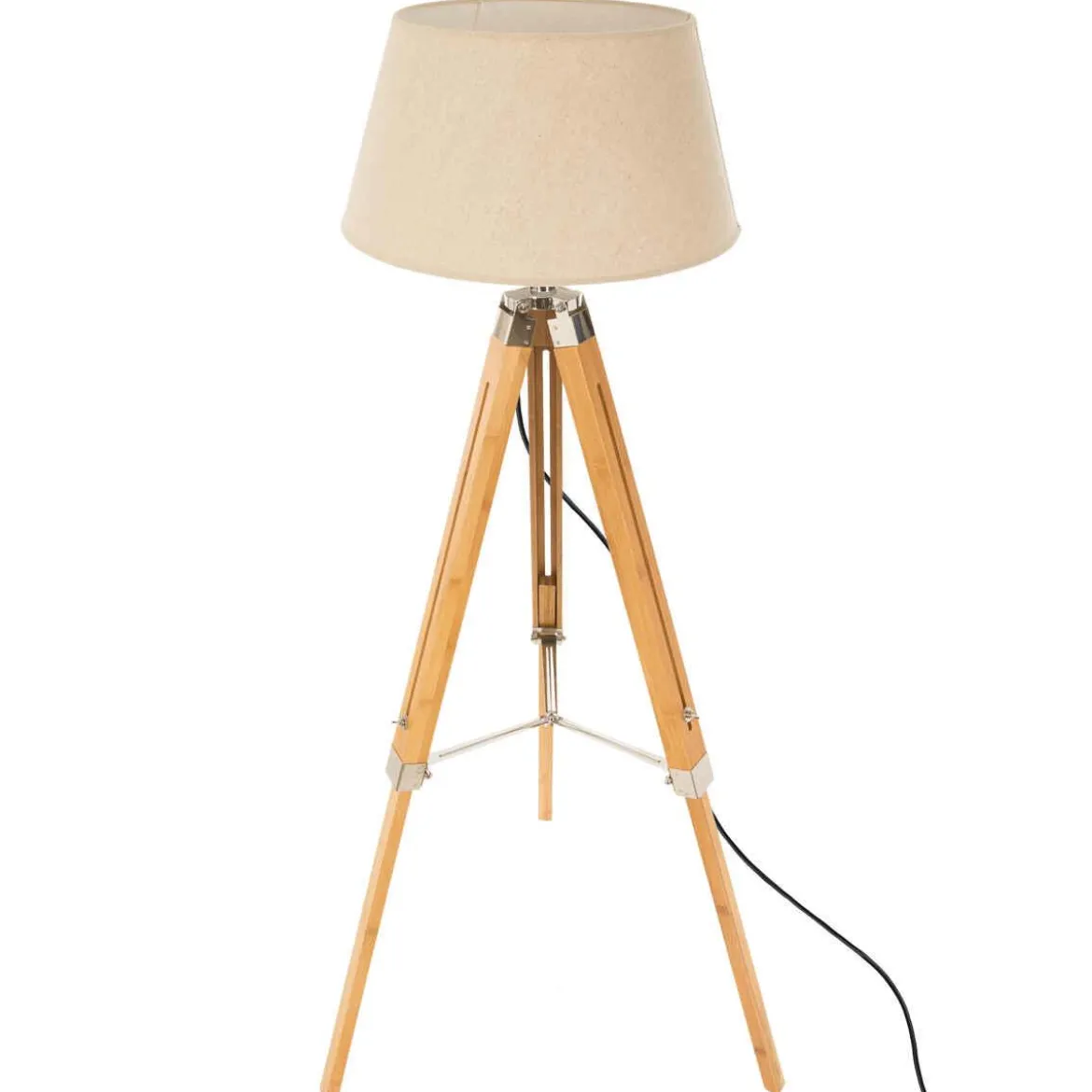 LAMPADAIRE TREPIED RUNO BAMBOU H.145CM