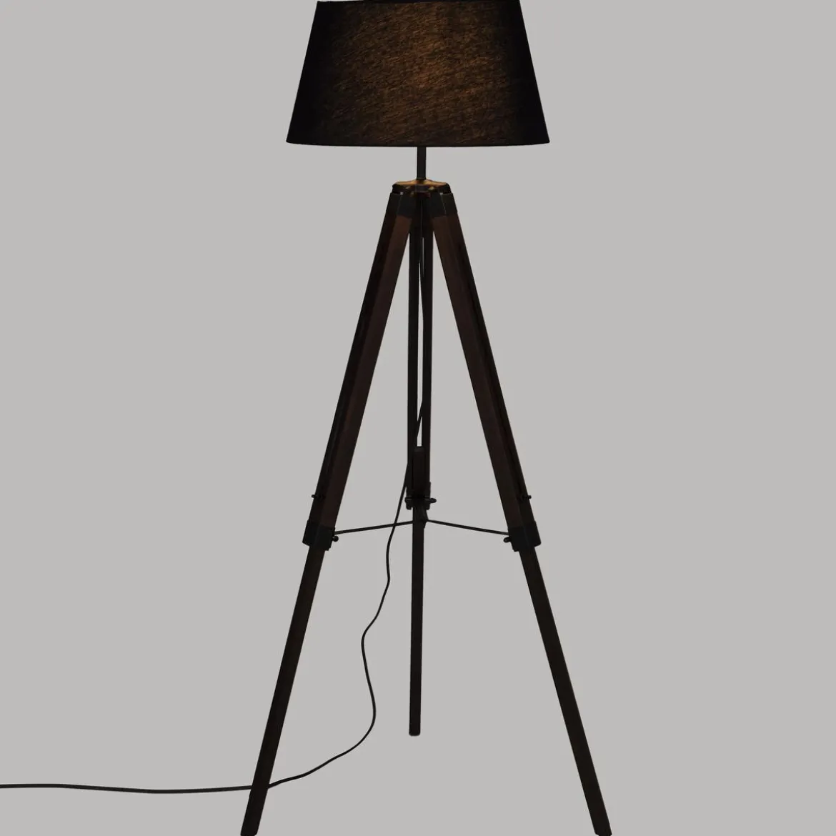 LAMPADAIRE TREPIED YOEN NOIR H.145CM