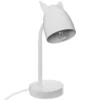 LAMPE A POSER A OREILLES BLANC H.31CM