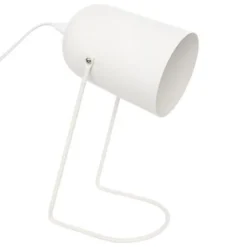 LAMPE A POSER FARO METAL BLANC H.30CM