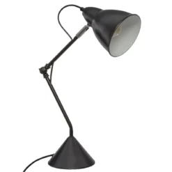 LAMPE ARC AUDE NOIR H.62CM