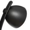 LAMPE ARC COURBE METAL NOIR H.52CM
