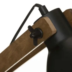 LAMPE ARC CUBA NOIR H.56CM
