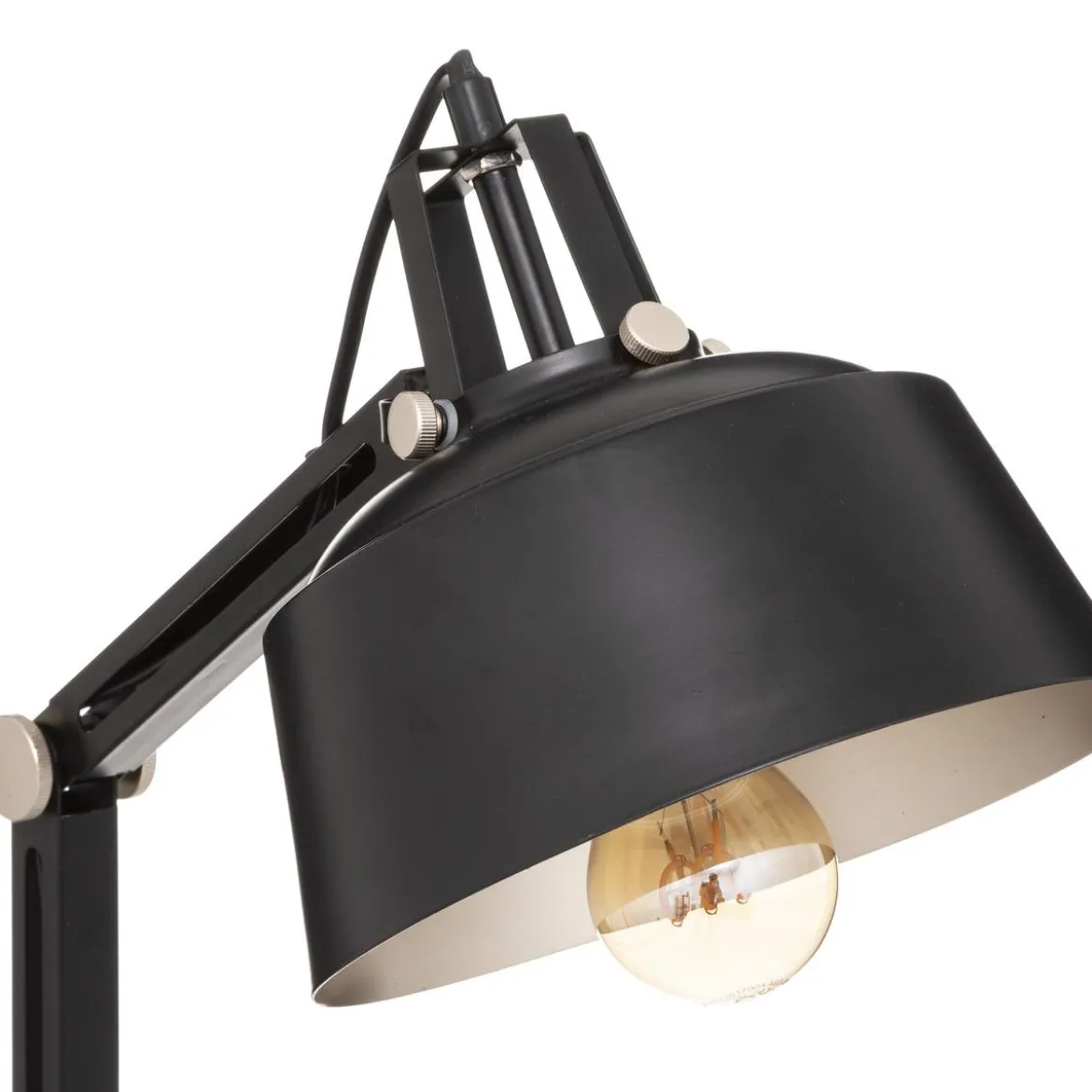 LAMPE ARC SOUL NOIR H.55.8CM