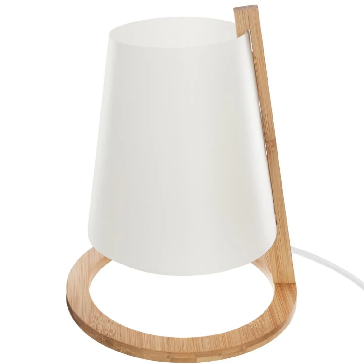 LAMPE BAMBOU ABAT JOUR PLASTIQUE H.26CM