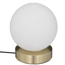 LAMPE BOULE DRIS DORE H.16CM